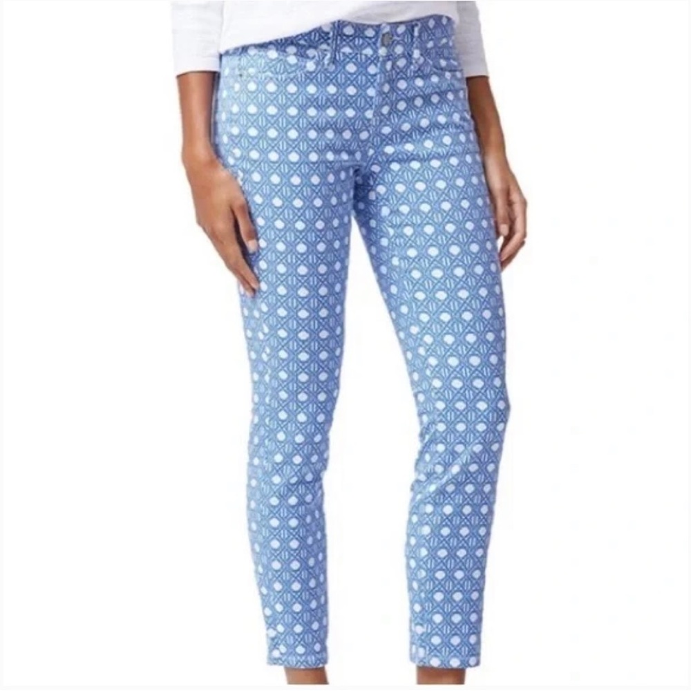 Tommy Bahama Cataline Caning Skinny Ankle Jeans .